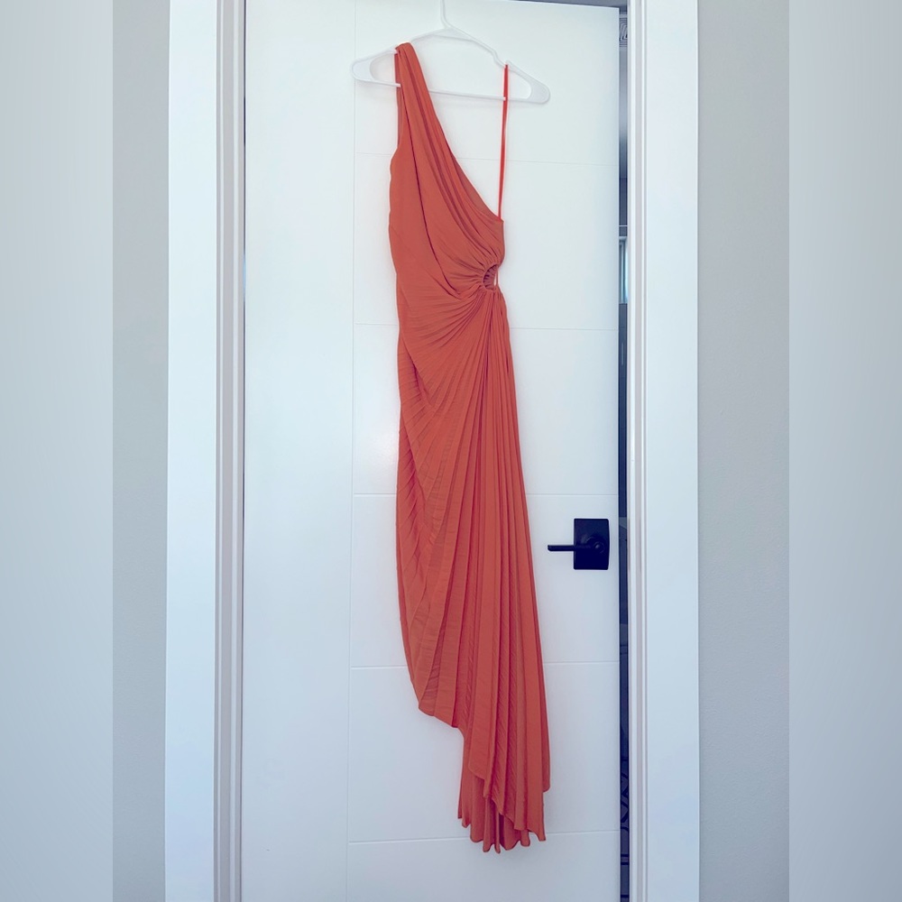 Delfina pleated dress